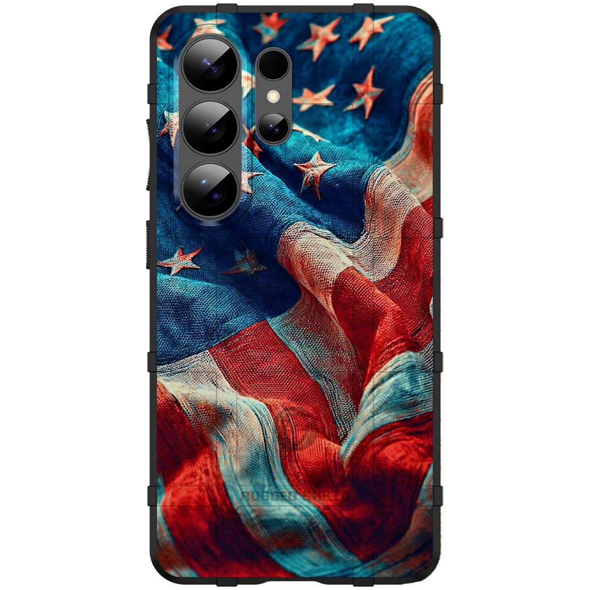 Tattered But Still Waving Old Glory US American Flag Memorial Day 2026 Special Edition Custom Printed Android & Apple Phone Case Design