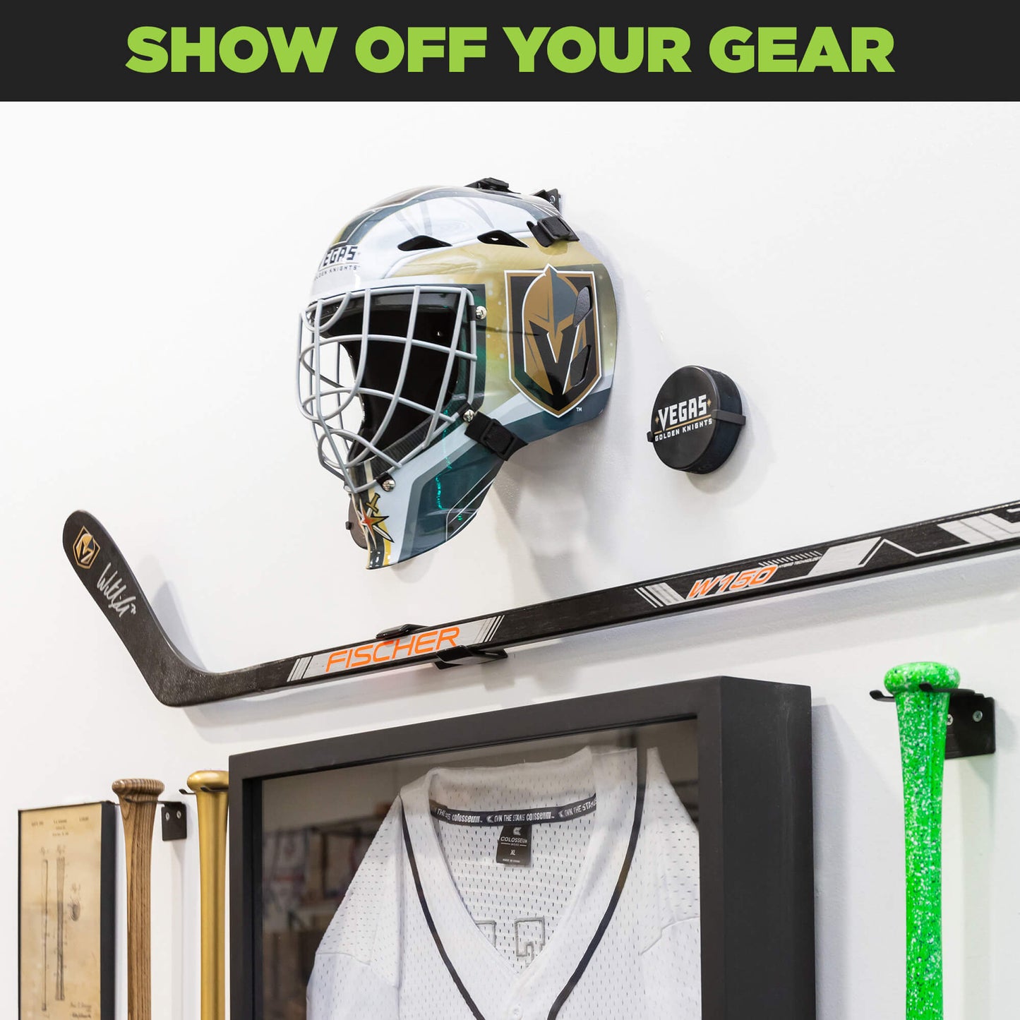 HIDEit HHockey | Horizontal Hockey Stick Mount