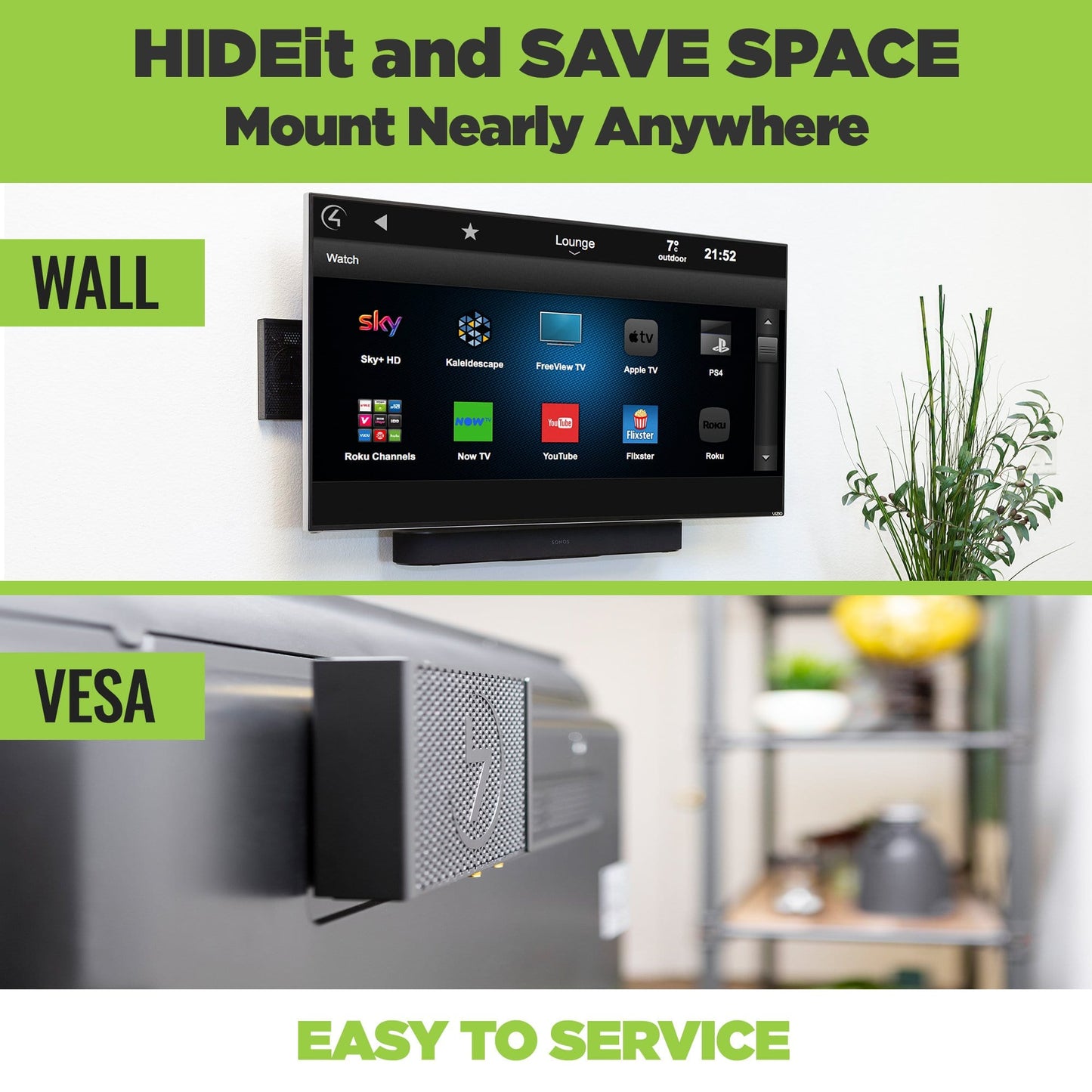 HIDEit EA1 | Control4 EA-1 Wall Mount