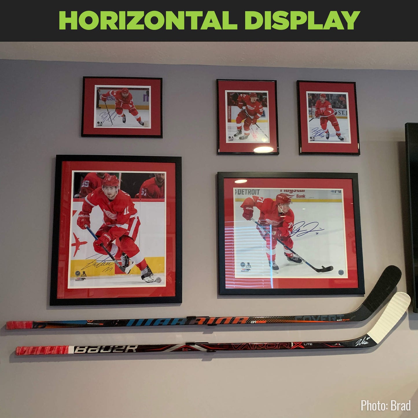 HIDEit HHockey | Horizontal Hockey Stick Mount