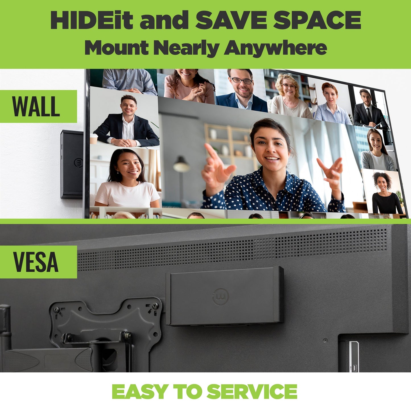 HIDEit Solstice | Mersive Solstice Pod Wall Mount