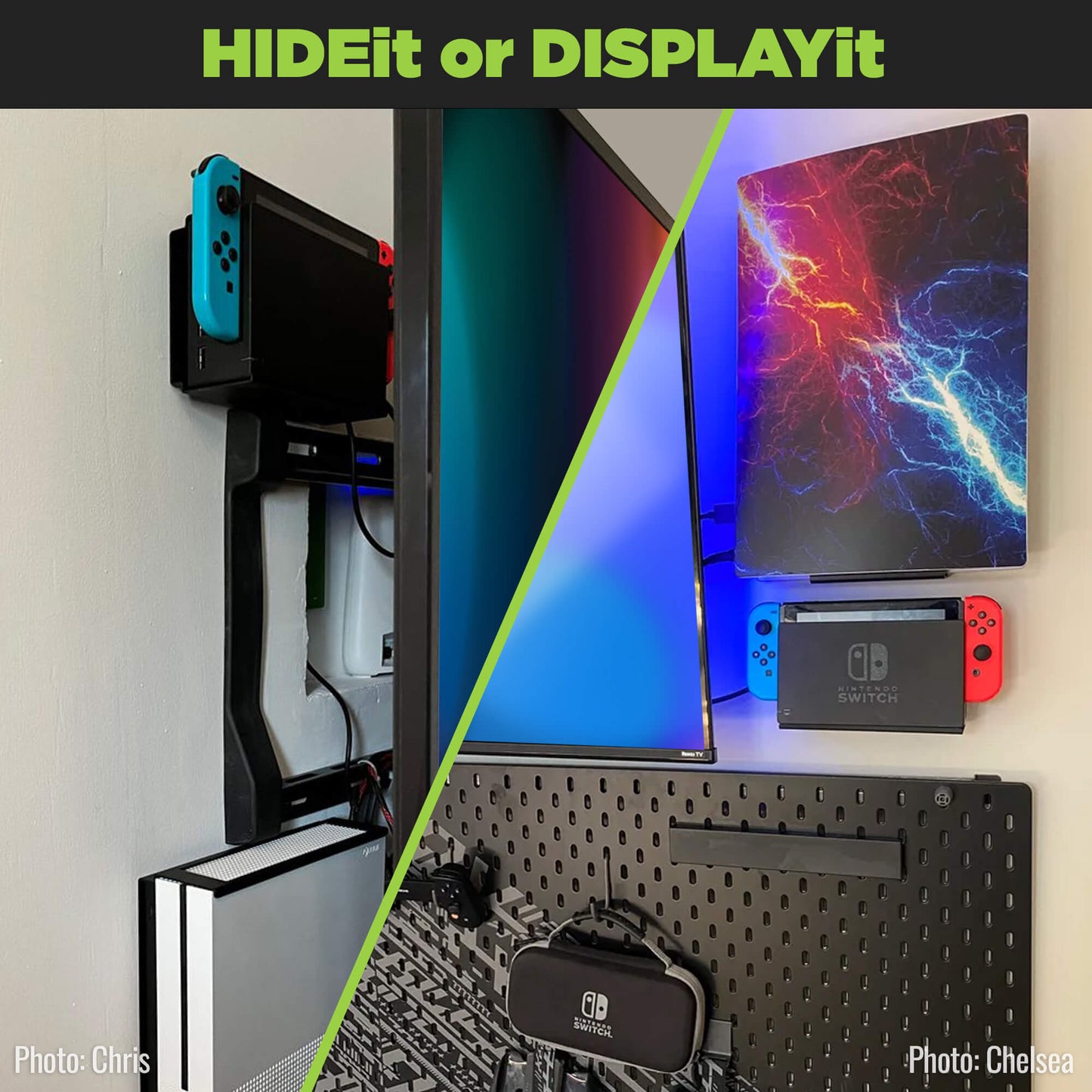 HIDEit Switch | Nintendo Switch Wall Mount