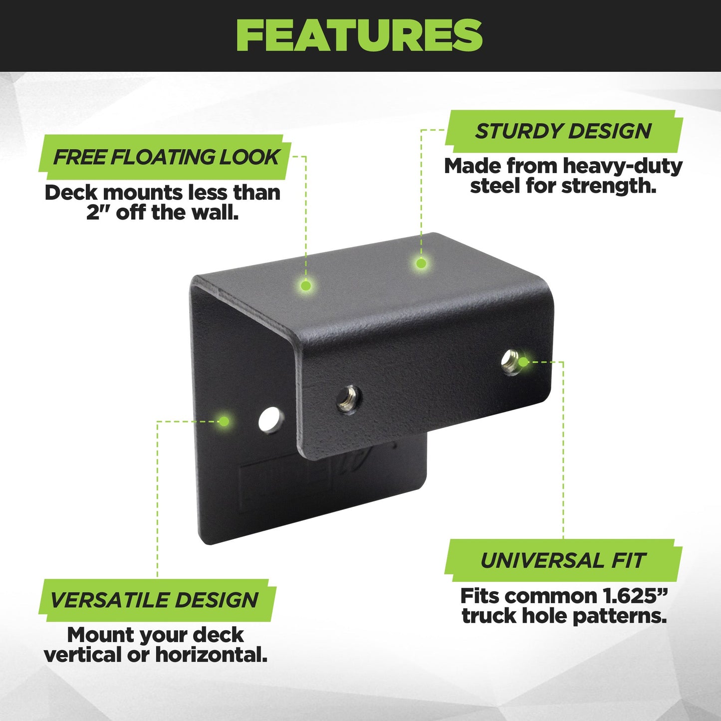 HIDEit Deck | Skateboard Deck Wall Mount