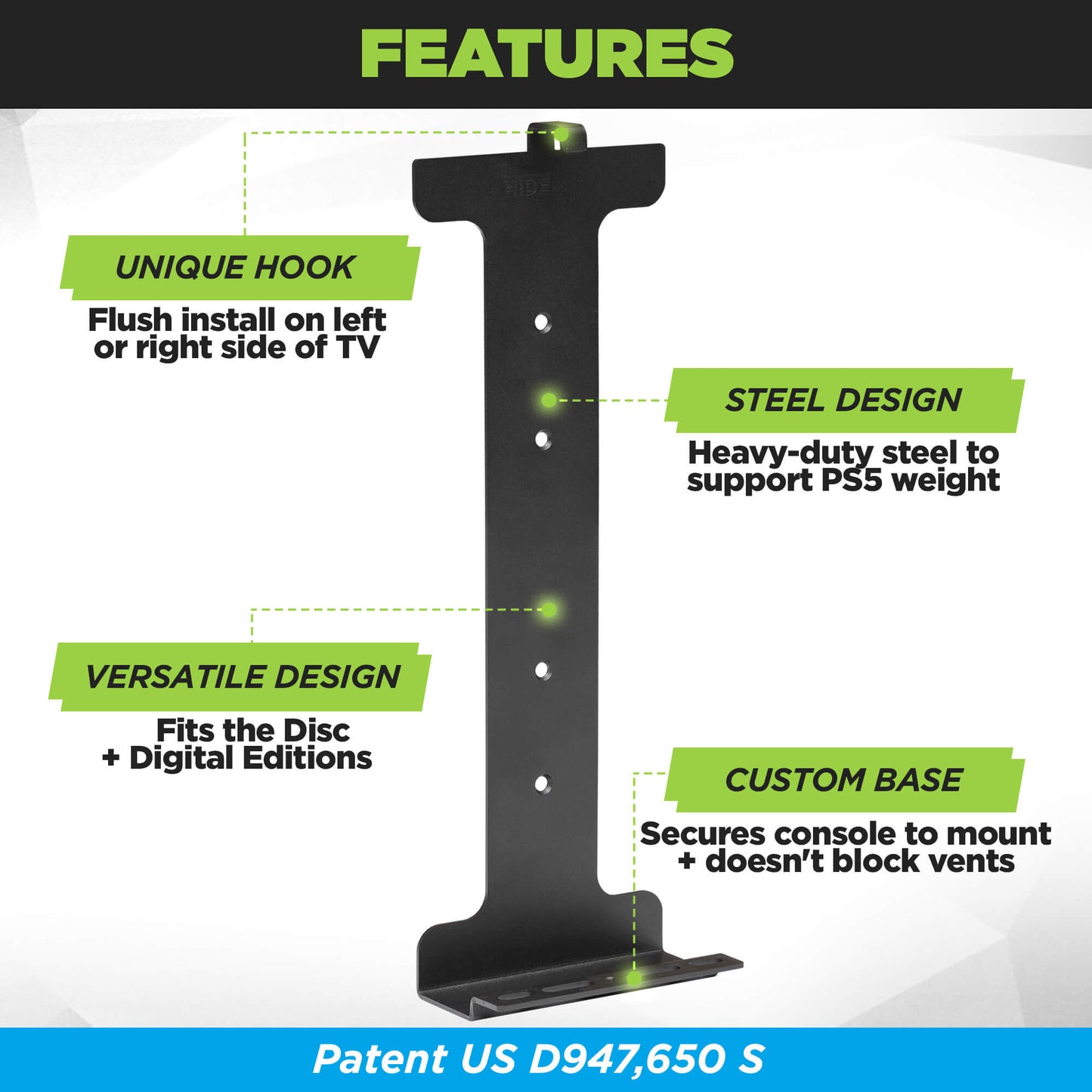 HIDEit PS5S | Sony PlayStation PS5 Slim Mount