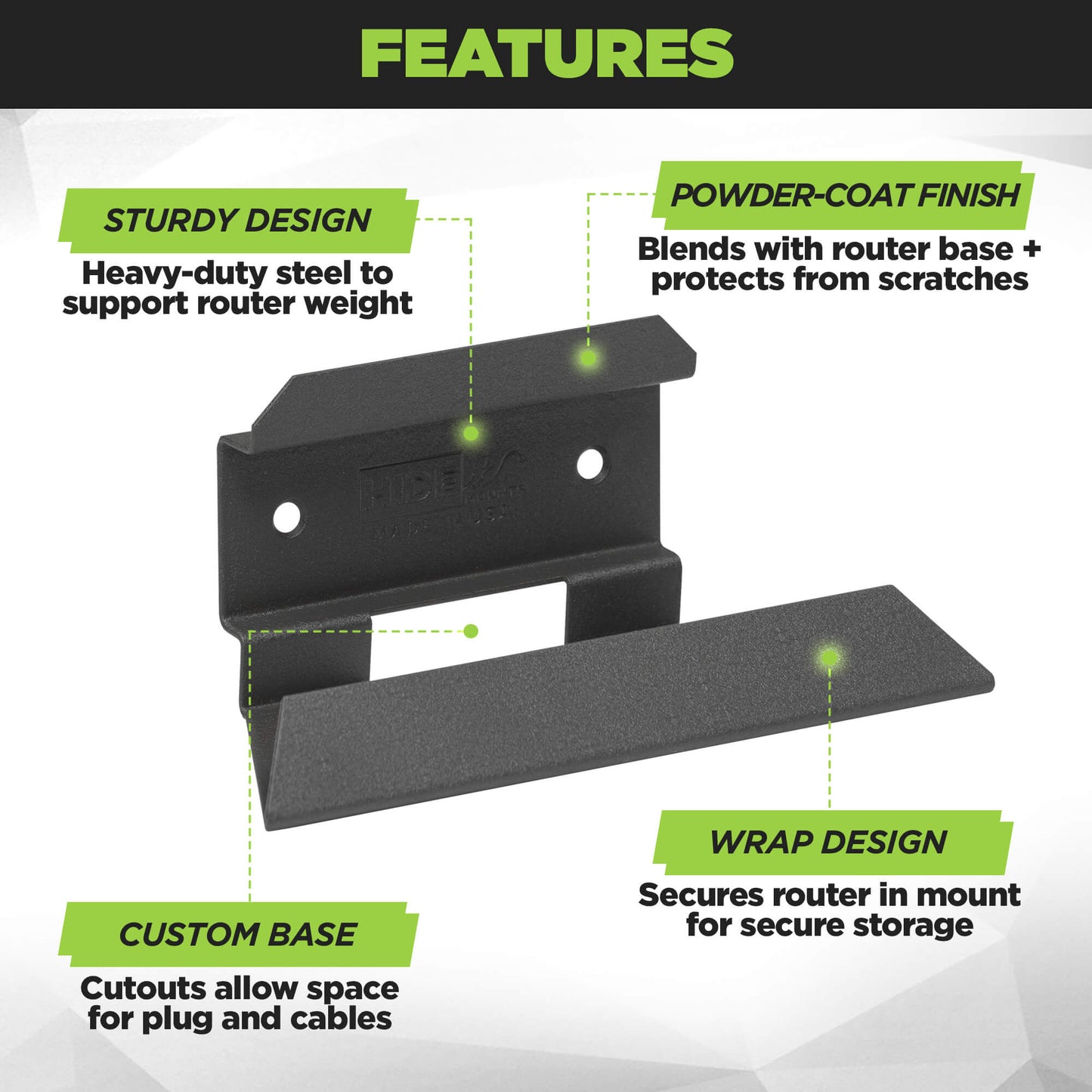 HIDEit Star | Starlink Gen 2 Wall Mount