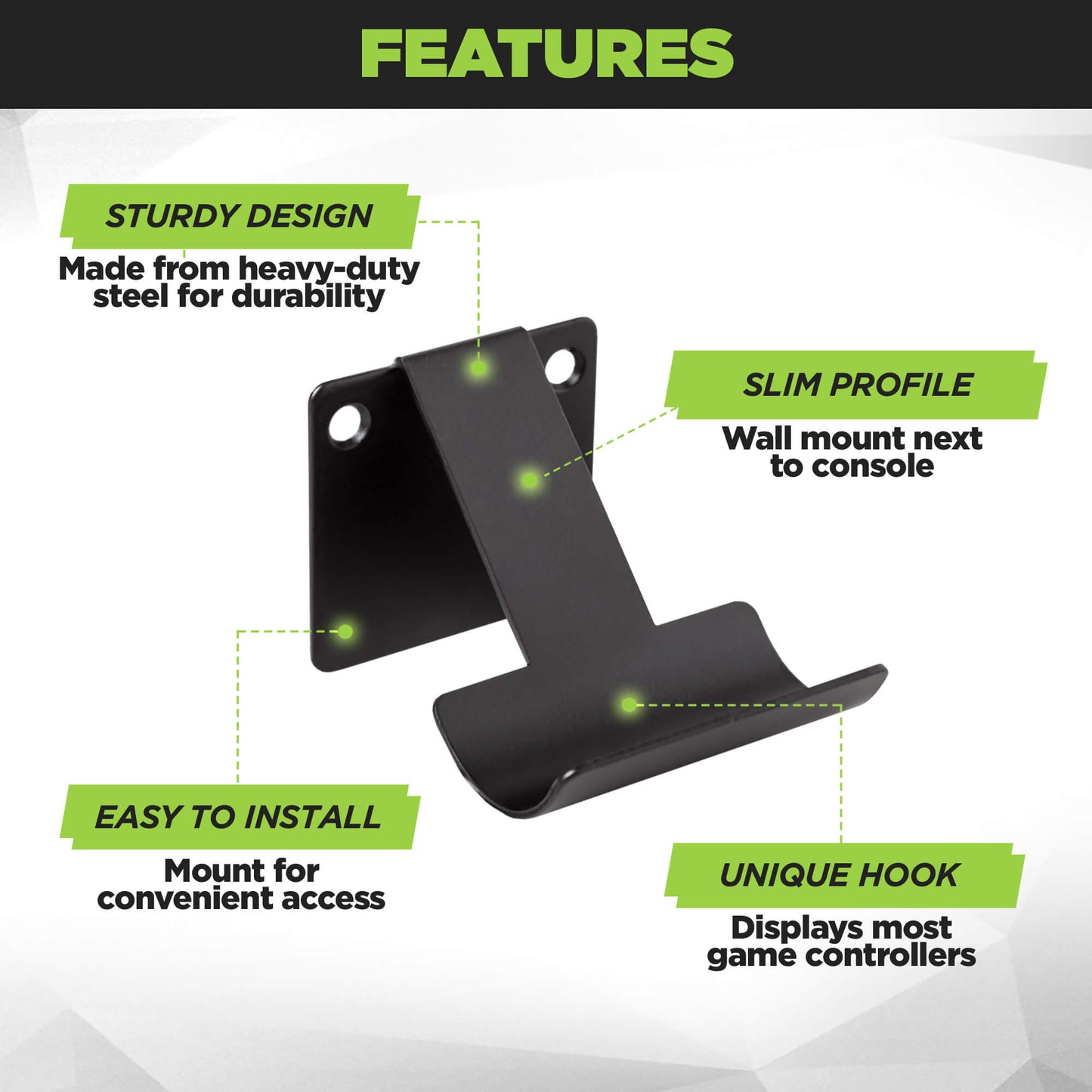 HIDEit Uni-C | Universal Controller Wall Mount