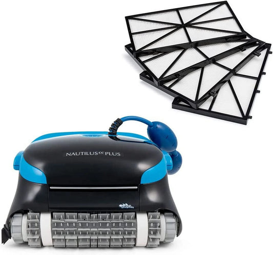 Nautilus CC plus Wi-Fi Robotic Pool Vacuum Cleaner up to 50 FT Bundle with Ultra Fine Filter