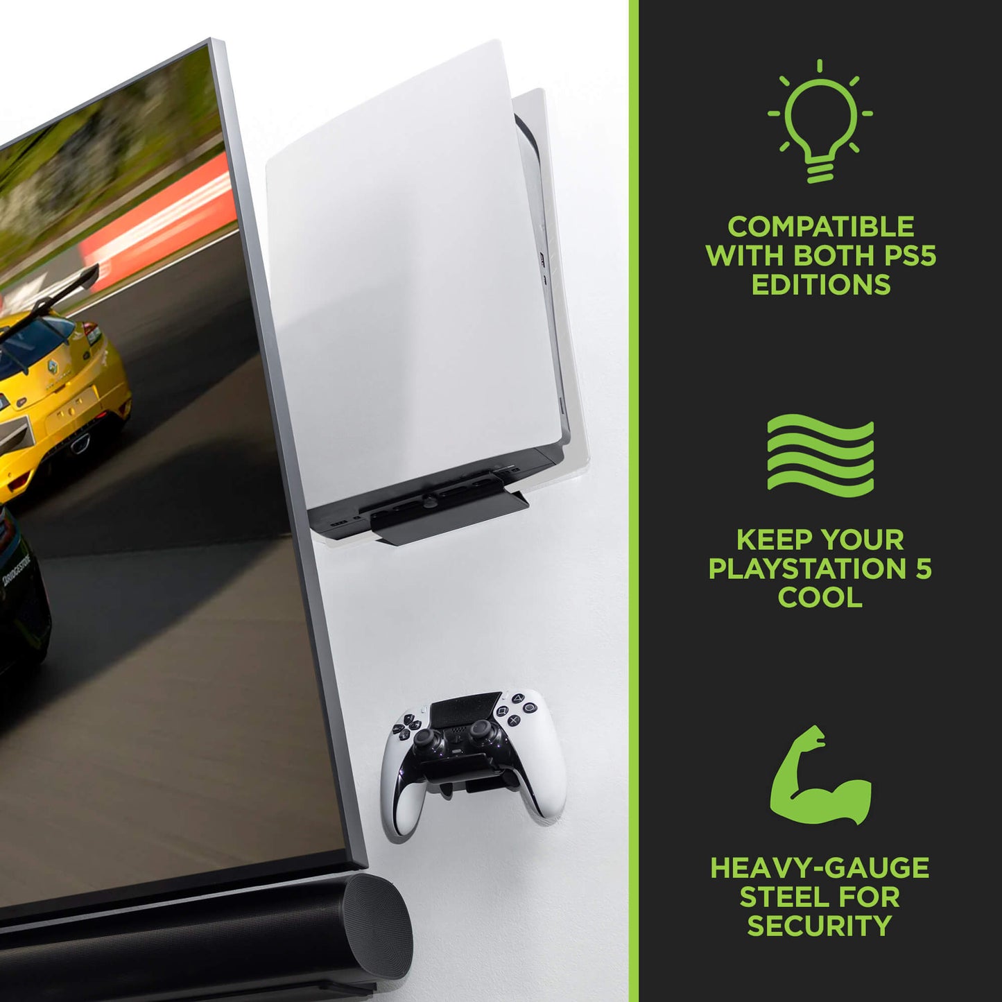 HIDEit 5S | Sony PlayStation PS5 Shelf Mount