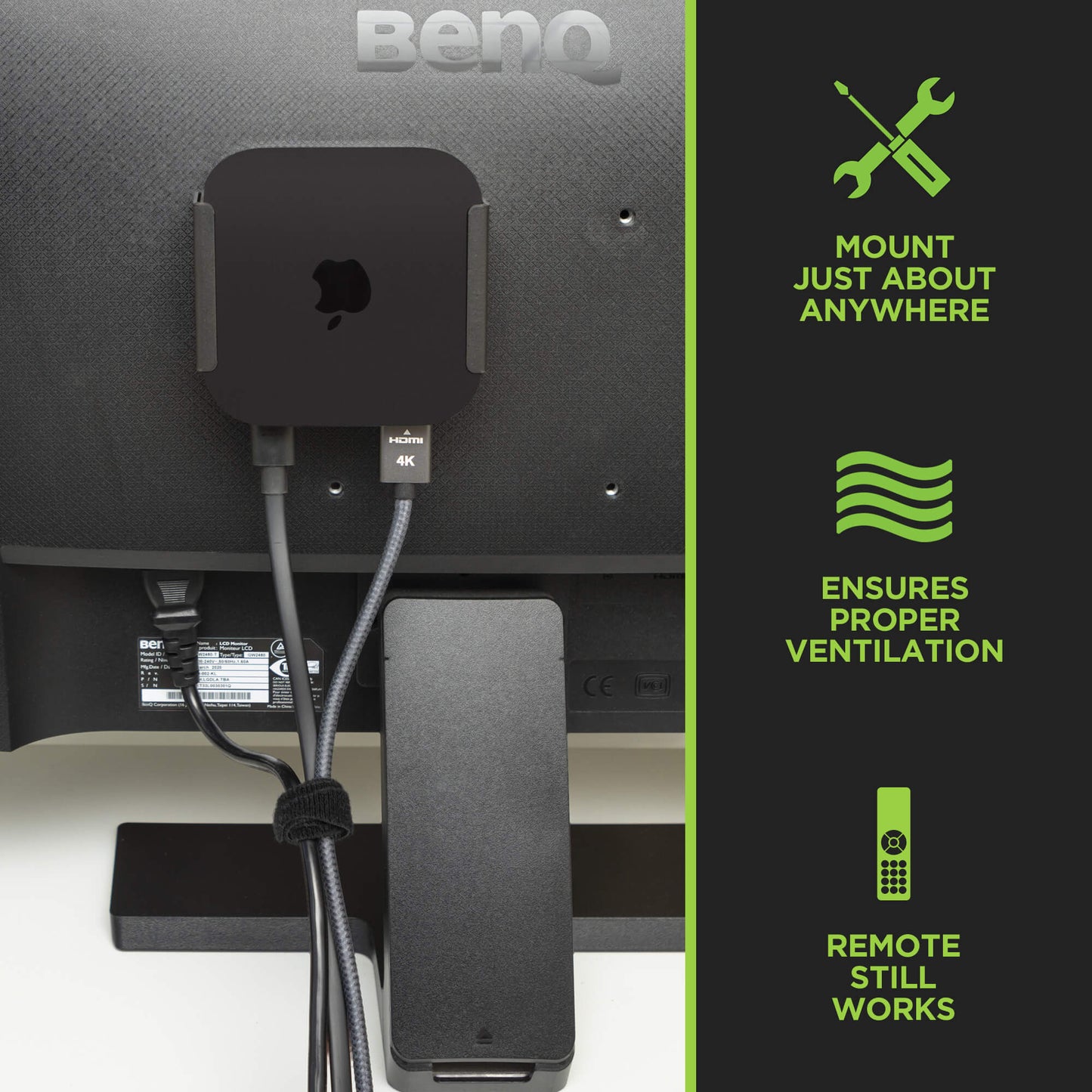 HIDEit ATV4K 3G | New (2022) Apple TV 4K 3rd Generation Wall Mount