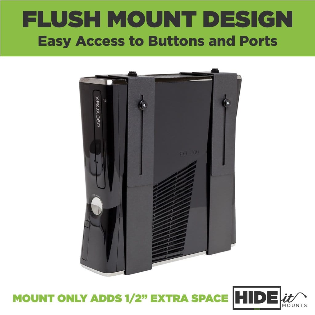 HIDEit Uni-MW | Adjustable Xbox 360 + Xbox One + Xbox One Slim Wall Mount