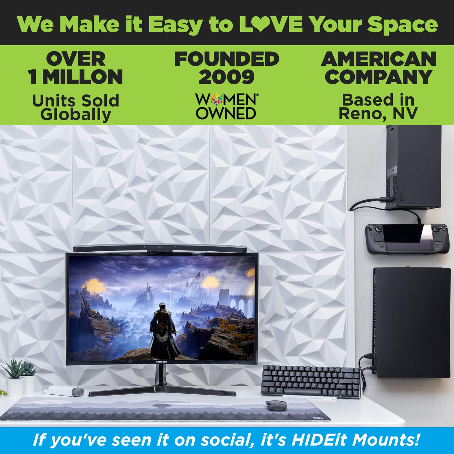 HIDEit Key | Keyboard Mount