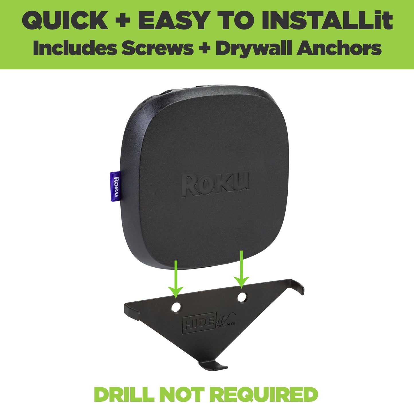 HIDEit R6 | Roku Ultra 2020 + 2024 Wall Mount