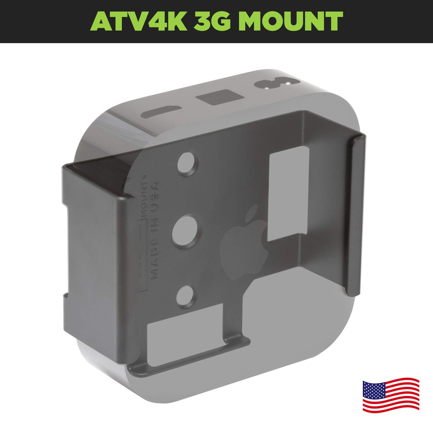HIDEit ATV4K 3G | New (2022) Apple TV 4K 3rd Generation Wall Mount