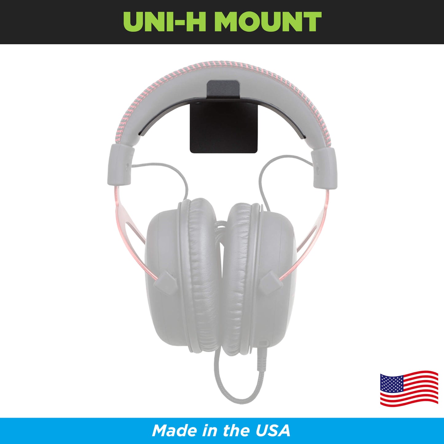 HIDEit Uni-H | Universal Headset Wall Mount