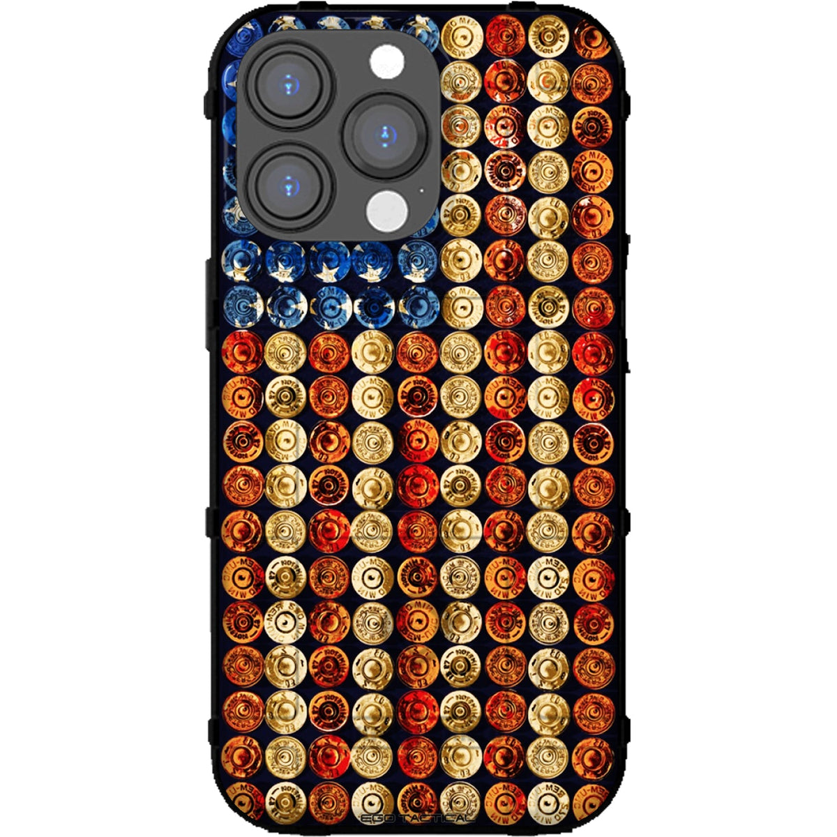 4th of July American Freedom Bullets, Shotgun Shells U.S. Flag Custom Printed Android & Apple Phone Case Design