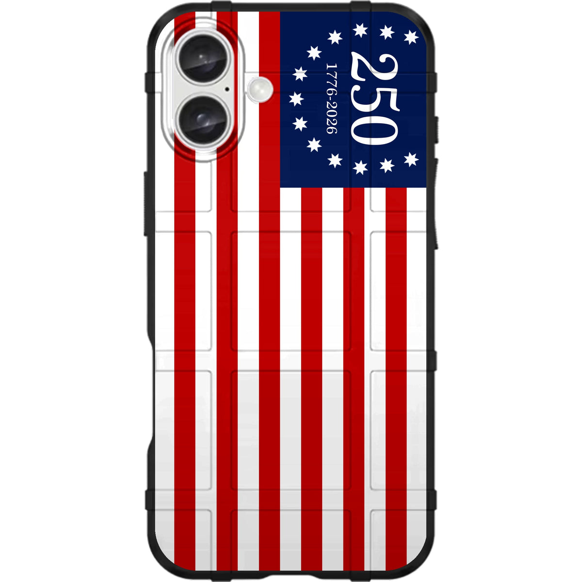THE OFFICIAL USA 250 FLAG 1776-2026 - United States of America's 250th Semiquincentennial Anniversary Custom Printed Android & Apple Phone Case Design
