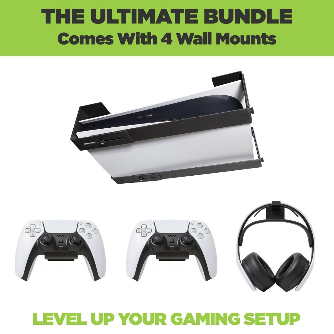 HIDEit Uni-LXW | Adjustable PS5 Under-Desk Mount