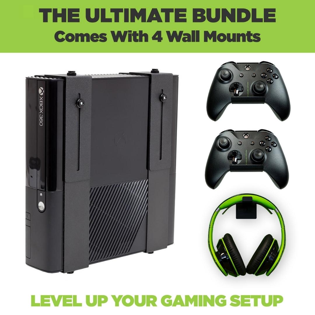 HIDEit Uni-MW | Adjustable Xbox 360 + Xbox One + Xbox One Slim Wall Mount