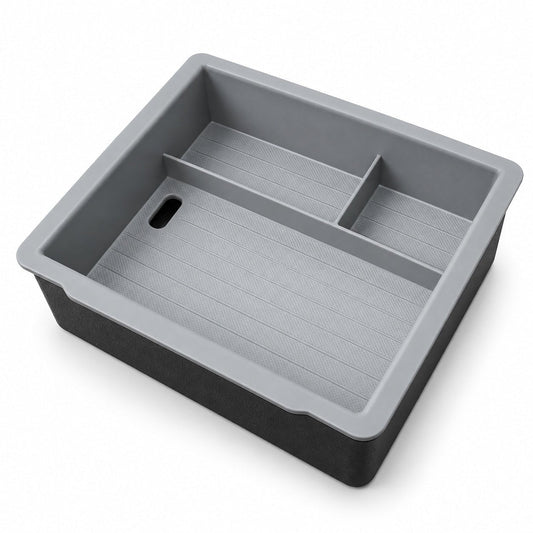 Double-Layer Center Armrest Storage Box for Model 3 Highland/Y Juniper | 3 Colors