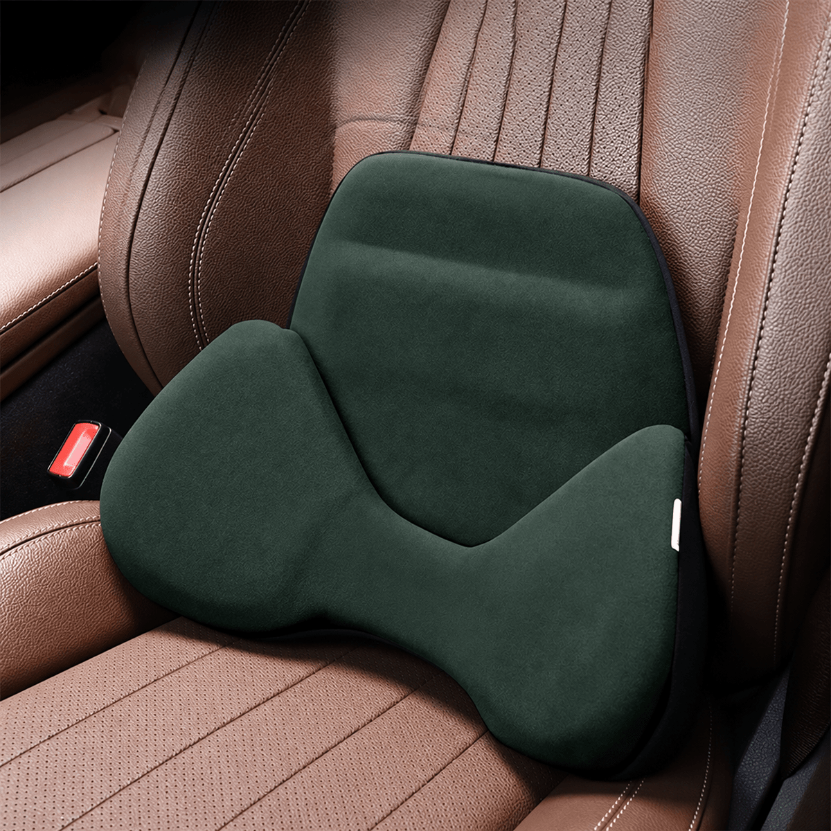 Ergonomic All Weather Alcantara Lumbar Support Pillow for Tesla