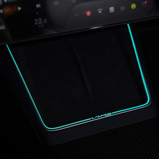 Laser-Carved Ambient Light for Model Y Juniper / YL Wireless Charging Port | TESERY