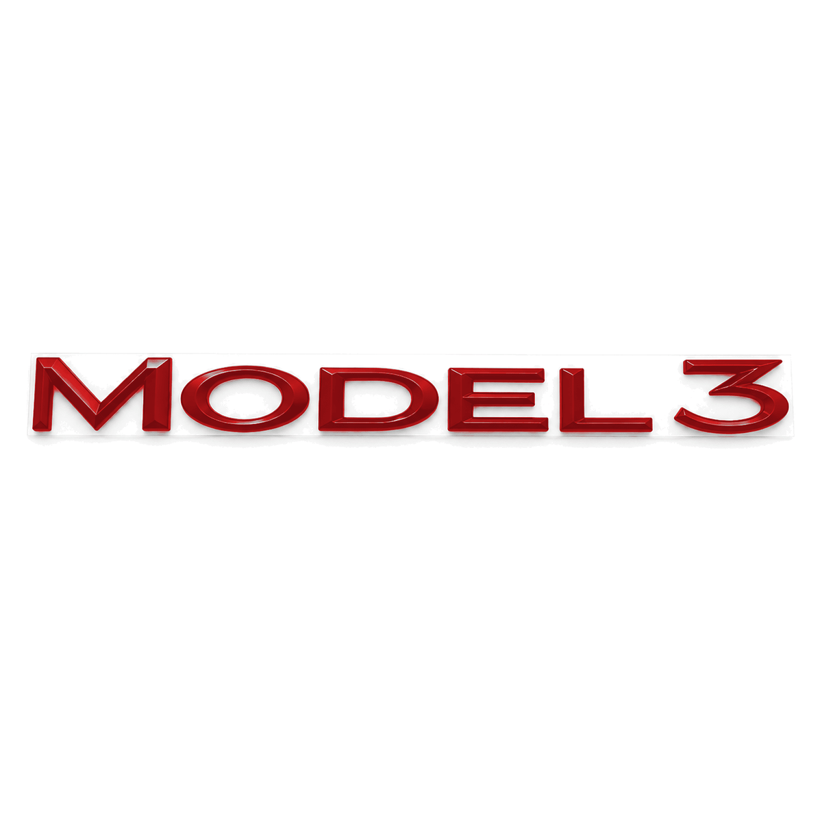 Model Name Tailgate Emblem for Tesla Model 3/Y/S/X
