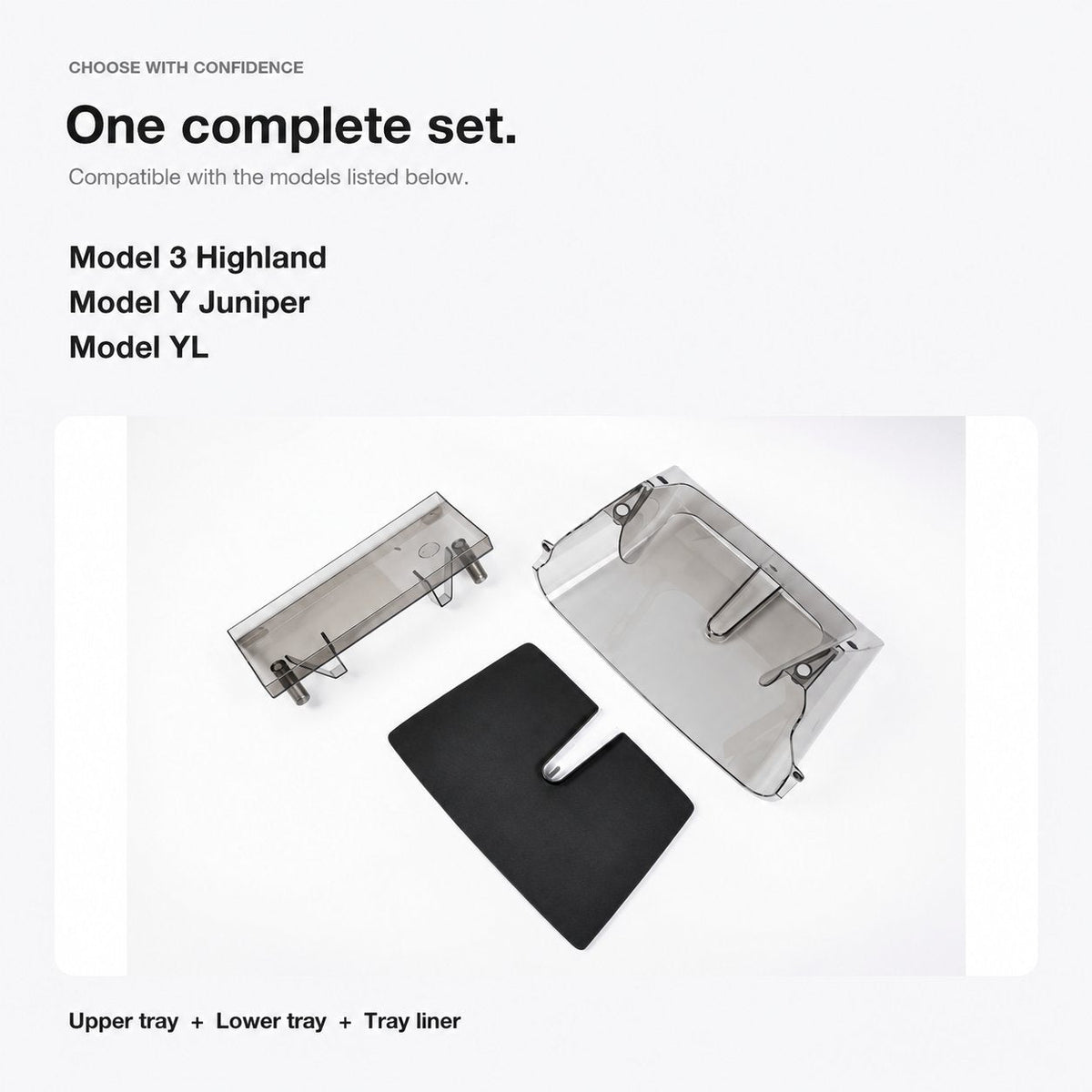 Under Center Screen Storage for Model 3 Highland / Model Y Juniper / Model YL